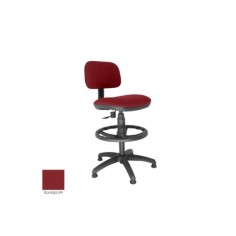 Taburete de oficina modelo SOFY de Vincolo, giratorio con topes, aro negro Taburete de oficina modelo SOFY de Vincolo, giratorio con topes, aro negro