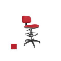 Taburete de oficina modelo SOFY de Vincolo, con topes, aro cromado, giratorio Taburete de oficina modelo SOFY de Vincolo, con topes, aro cromado, giratorio