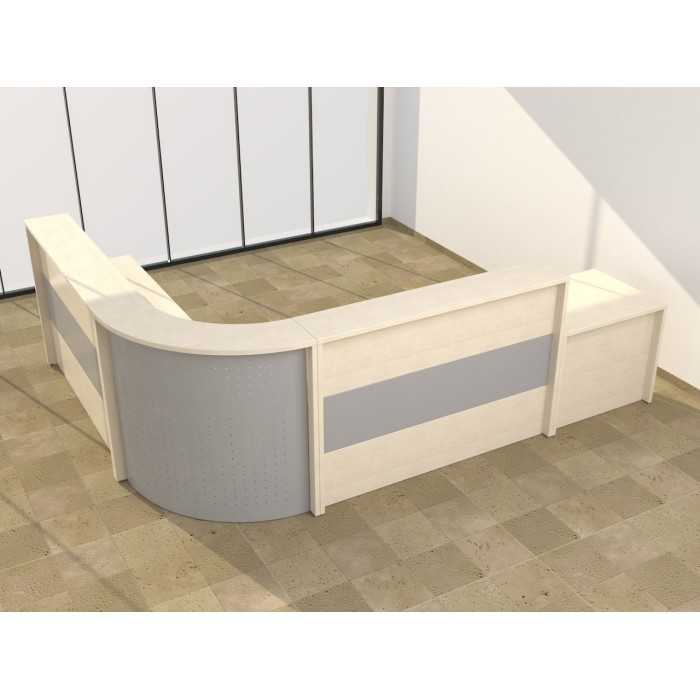 Mostrador de recepción curvo WORK  Mostrador de recepción curvo WORK