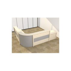 Mostrador de recepción curvo WORK 