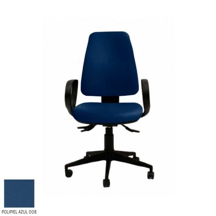 Silla ergonómica de oficina modelo EQUIS de Vincolo, con brazos fijos star