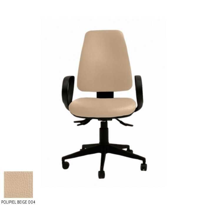 Silla ergonómica de oficina modelo EQUIS de Vincolo, con brazos fijos star