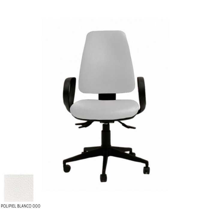 Silla ergonómica de oficina modelo EQUIS de Vincolo, con brazos fijos star