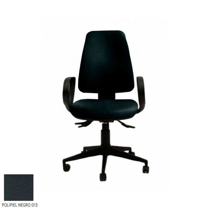 Silla ergonómica de oficina modelo EQUIS de Vincolo, con brazos fijos star