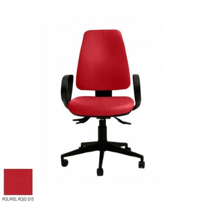 Silla ergonómica de oficina modelo EQUIS de Vincolo, con brazos fijos star