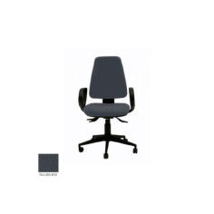 Silla ergonómica de oficina modelo EQUIS de Vincolo, con brazos fijos star