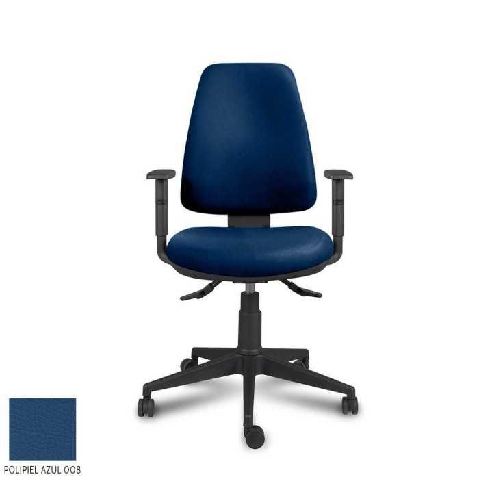 Silla de oficina ergonómica modelo EQUIS de Vincolo, brazos regulables, contacto permanente