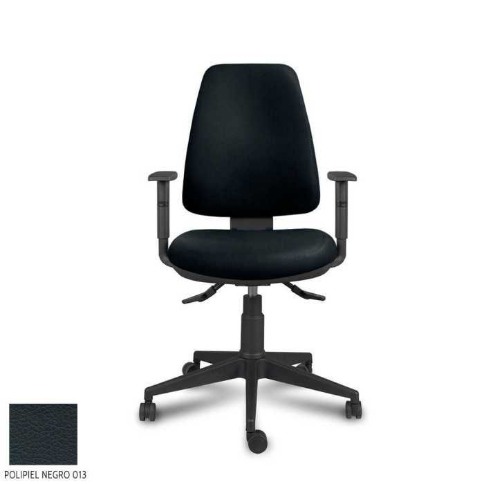 Silla de oficina ergonómica modelo EQUIS de Vincolo, brazos regulables, contacto permanente