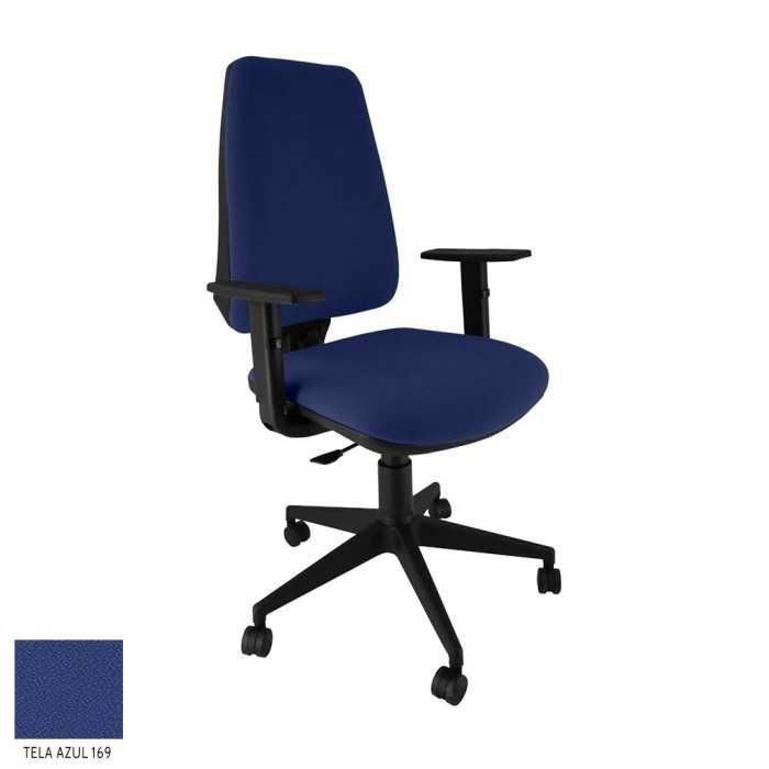 Silla ergonómica de oficina modelo EQUIS de Vincolo, con brazos, contacto permanente