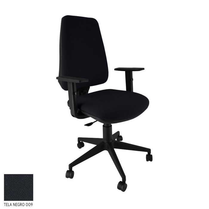 Silla ergonómica de oficina modelo EQUIS de Vincolo, con brazos, contacto permanente