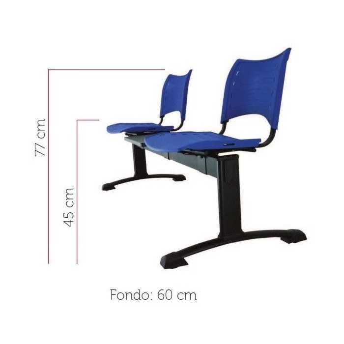 Bancada modelo Iso Smart de 2 plazas