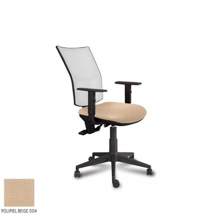 Silla ergonómica de oficina modelo Athenea malla de Vincolo, asyncro, brazos regulables