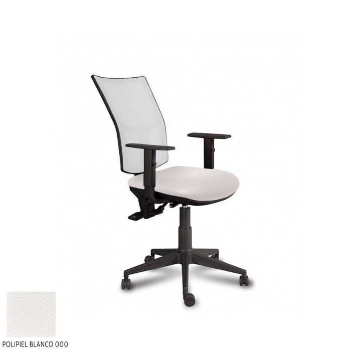 Silla ergonómica de oficina modelo Athenea malla de Vincolo, asyncro, brazos regulables