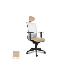 Silla ergonómica de oficina modelo CHAPLIN de vincolo, con cabezal, brazos regulables Silla ergonómica de oficina modelo CHAPLIN de vincolo, con cabezal, brazos regulables