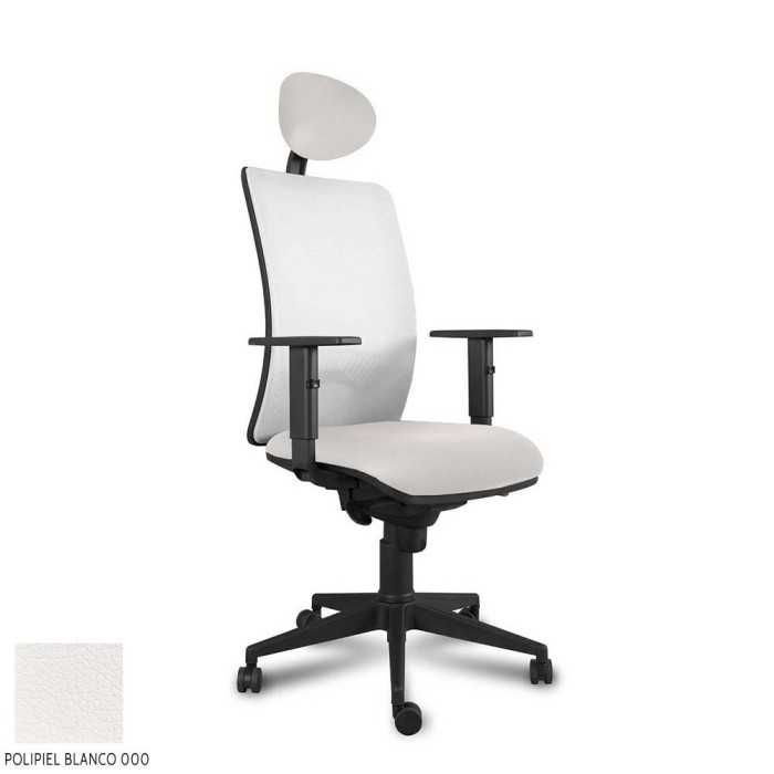 Silla ergonómica de oficina modelo CHAPLIN de vincolo, con cabezal, brazos regulables