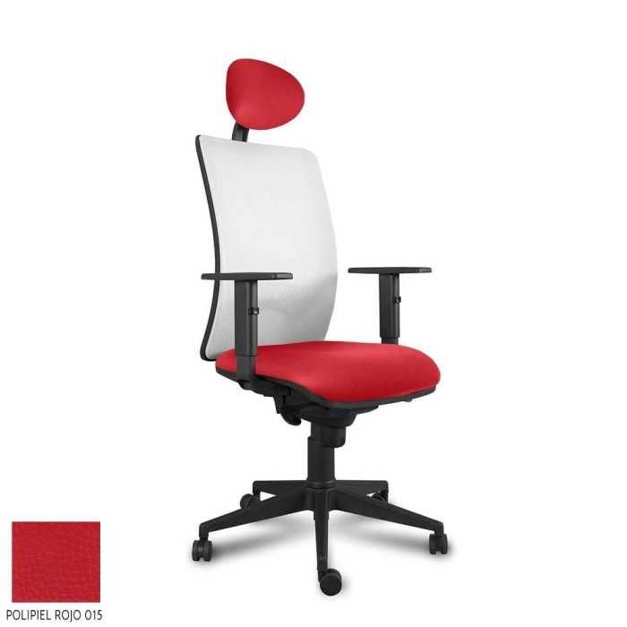 Silla ergonómica de oficina modelo CHAPLIN de vincolo, con cabezal, brazos regulables