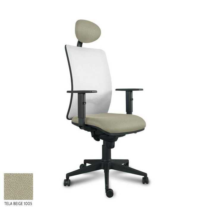 Silla ergonómica de oficina modelo CHAPLIN de vincolo, con cabezal, brazos regulables