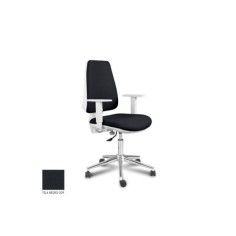 Silla Operativa ergonómica EQUIS WHITE de Vincolo brazos regulables