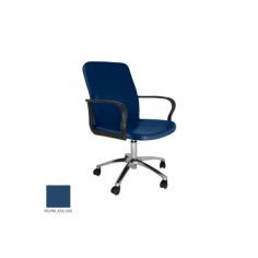 Sillón ergonómico dirección modelo ROCKY de Vincolo, respaldo bajo, base cromada