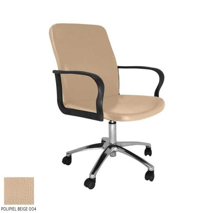 Sillón ergonómico dirección modelo ROCKY de Vincolo, respaldo bajo, base cromada