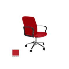 Sillón ergonómico dirección modelo ROCKY de Vincolo, respaldo bajo, base cromada