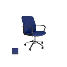 Sillón ergonómico dirección modelo ROCKY de Vincolo, respaldo bajo, base cromada