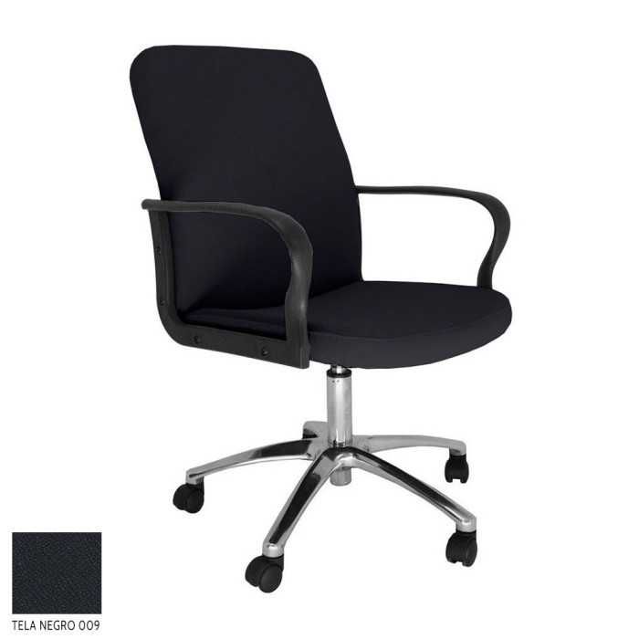 Sillón ergonómico dirección modelo ROCKY de Vincolo, respaldo bajo, base cromada
