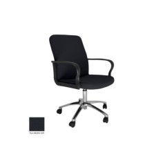 Sillón ergonómico dirección modelo ROCKY de Vincolo, respaldo bajo, base cromada