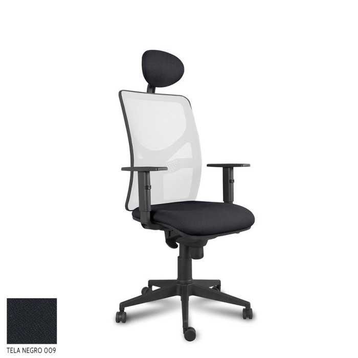 Silla ergonómica de oficina modelo XARLY de vincolo, con cabezal, brazos regulables