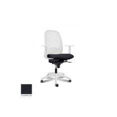 Silla ergonómica de oficina modelo Adara White de Vincolo, base blanca
