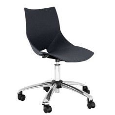 Silla de oficina modelo FAMA de vincolo, giratoria, base de aluminio Silla de oficina modelo FAMA de vincolo, giratoria, base de aluminio