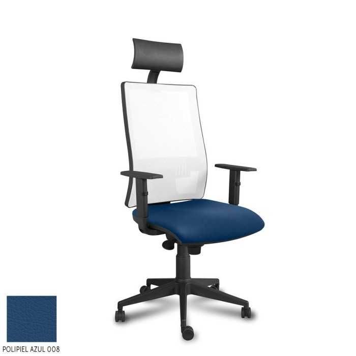 Silla ergonómica de oficina modelo XENA de Vincolo, con cabezal