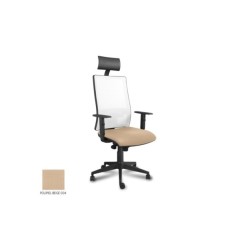 Silla ergonómica de oficina modelo XENA de Vincolo, con cabezal Silla ergonómica de oficina modelo XENA de Vincolo, con cabezal