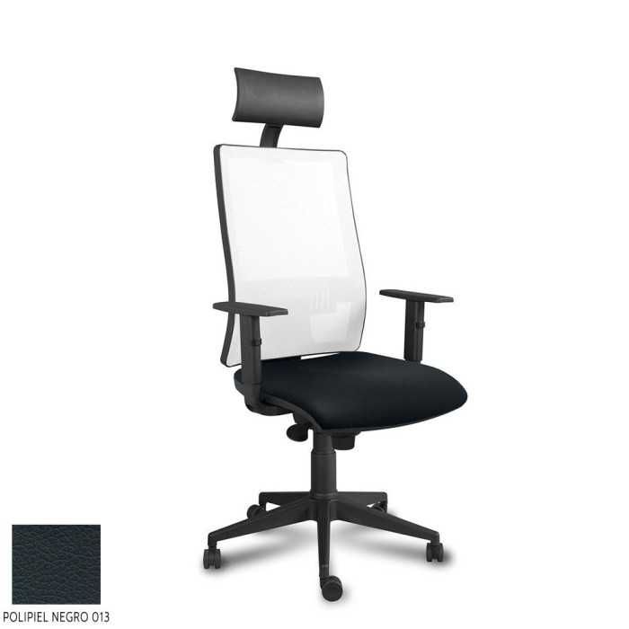 Silla ergonómica de oficina modelo XENA de Vincolo, con cabezal