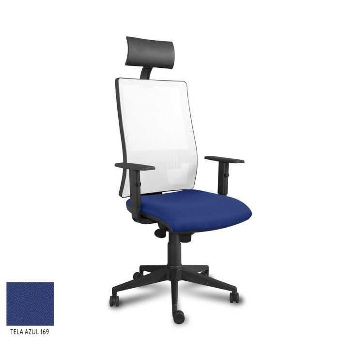 Silla ergonómica de oficina modelo XENA de Vincolo, con cabezal