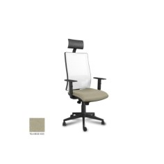 Silla ergonómica de oficina modelo XENA de Vincolo, con cabezal Silla ergonómica de oficina modelo XENA de Vincolo, con cabezal