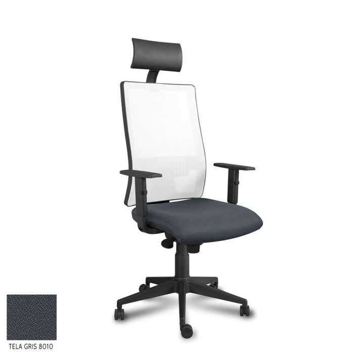 Silla ergonómica de oficina modelo XENA de Vincolo, con cabezal