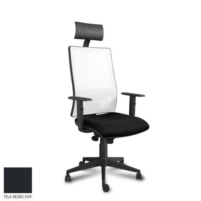 Silla ergonómica de oficina modelo XENA de Vincolo, con cabezal Silla ergonómica de oficina modelo XENA de Vincolo, con cabezal