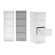Archivador Metálico Modelo Denver 4 cajones gris de Euromof