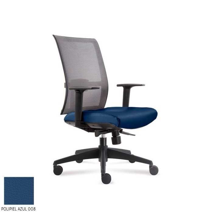 Silla ergonómica de oficina modelo Verona de Vincolo, con brazos regulables