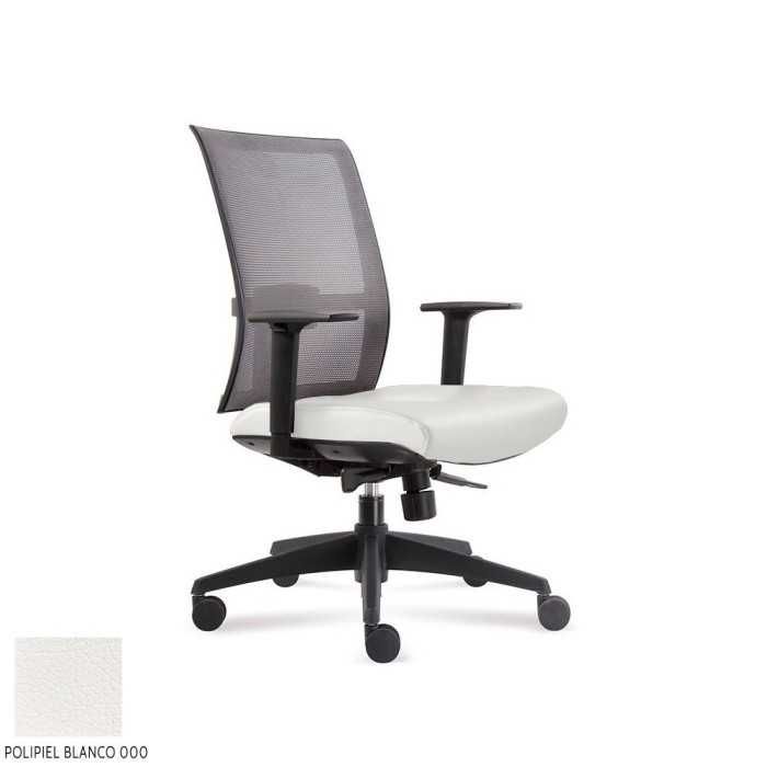 Silla ergonómica de oficina modelo Verona de Vincolo, con brazos regulables