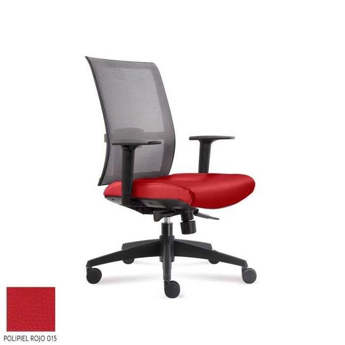 Silla ergonómica de oficina modelo Verona de Vincolo, con brazos regulables