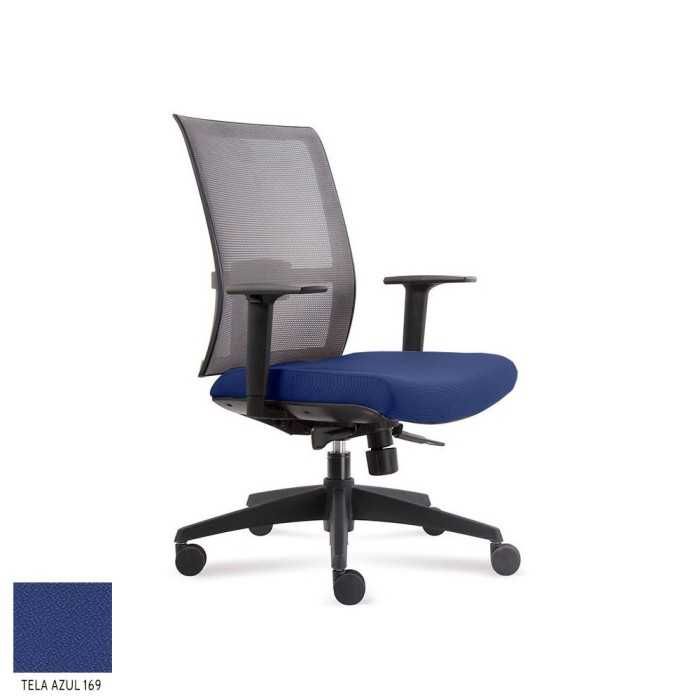 Silla ergonómica de oficina modelo Verona de Vincolo, con brazos regulables