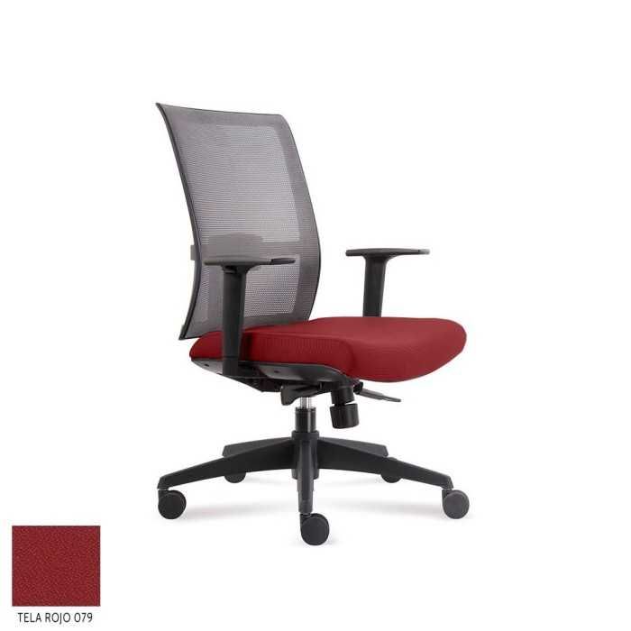 Silla ergonómica de oficina modelo Verona de Vincolo, con brazos regulables