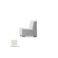 Sillón salas de espera P-KAR, patas de acero, acolchado y tapizado, sin brazos Sillón salas de espera P-KAR, patas de acero, acolchado y tapizado, sin brazos