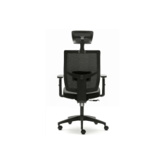 Silla ergonómica de oficina PISA de Euromof, cabecero y brazos regulables