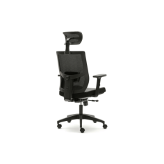 Silla ergonómica de oficina PISA de Euromof, cabecero y brazos regulables