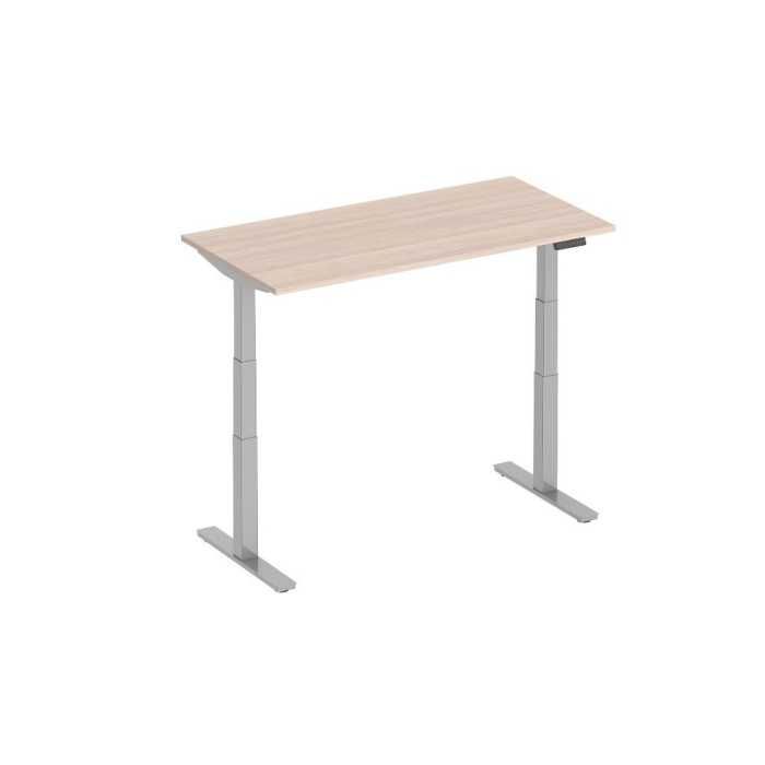 Mesa regulable en altura serie TRAM PLUS fondo 80 cm