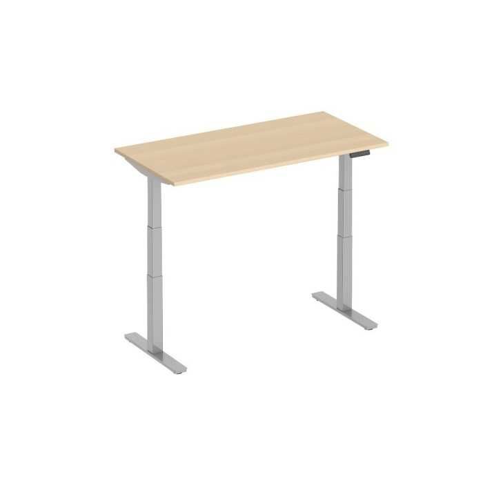 Mesa regulable en altura serie TRAM PLUS fondo 80 cm