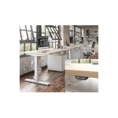 Mesa regulable en altura serie TRAM BASIC fondo 80 cm